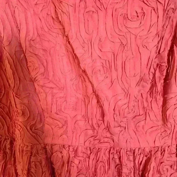 Talbots Sheath Flower Embroidered Peach Dress Size 16P - Picture 6 of 15